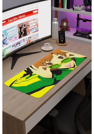 Persona 4 Kaymaz Dikişli Kauçuk Oyuncu Mousepad V5 - 70x30 Xl Gaming Mouse Pad Fare Altlığı