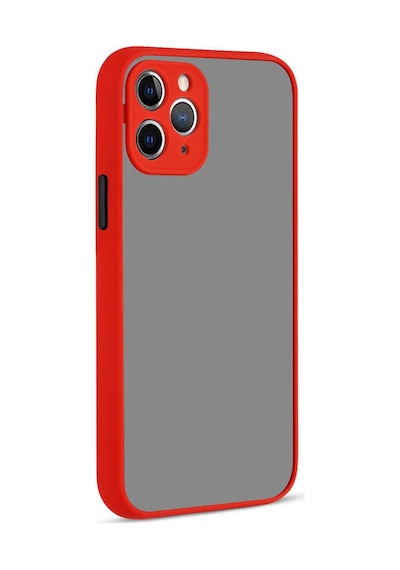 Zore İphone 12 Pro Uyumlu Ogaa Hux Kılıf-kırmızı