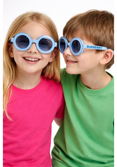 Burberry Kids Unisex Sunglasses 40 27 125 Çocuk Unisex Güneş Gözlüğü Mavi