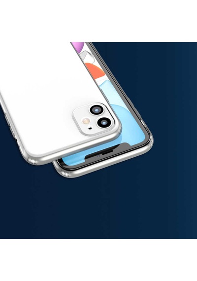 Apple Uyumlu iPhone 11 Kamera Korumalı Süper Silikon Kılıf renksiz Renksiz