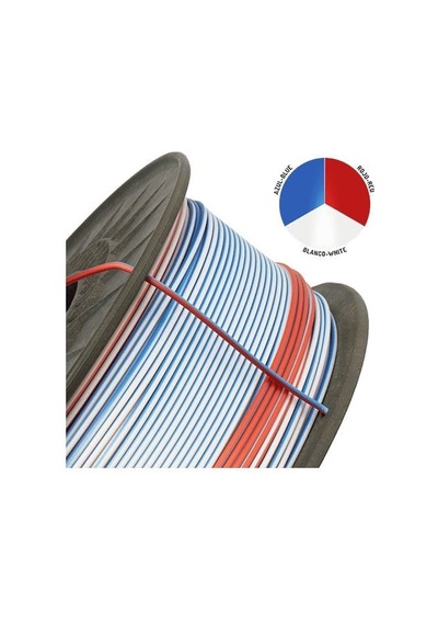 Winkle Pla Silk Multicolor Filament Blue-whıte-red 1.75mm 1 Kg