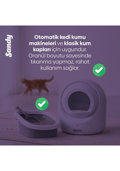 Aktif Karbonlu Topaklanan Kedi Kumu 20kg