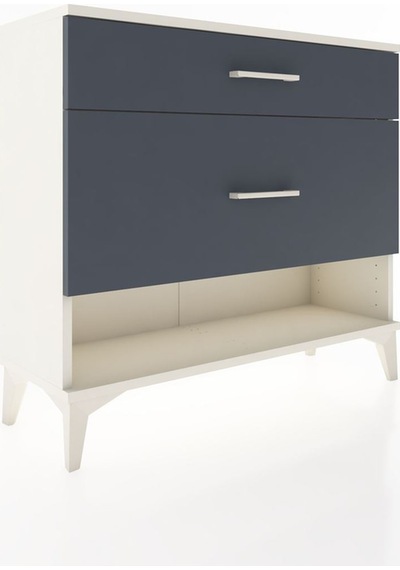 Arges Şifonyer 2 Çekmeceli 88x30x80 Aytaşı-antrasit Aytaşı