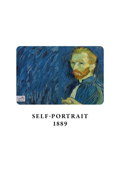 Van Gogh 4'lü Defter Seti 4, Self-portrait Series I, Çizgisiz, 64 Sayfa, 14x21cm