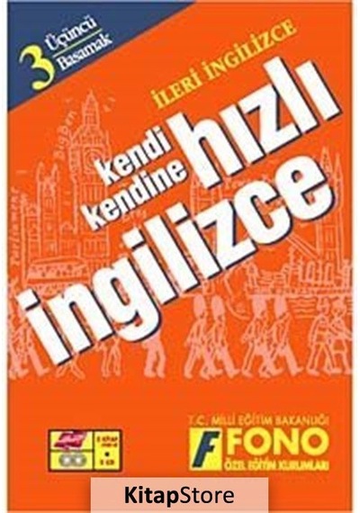 Hızlı İngilizce 3.Basamak Seti - Kutulu- Fono Yayınları