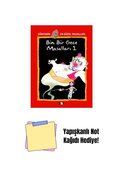 Bin Bir Gece Masalları 1 + Yapışkanlı Not Kağıdı