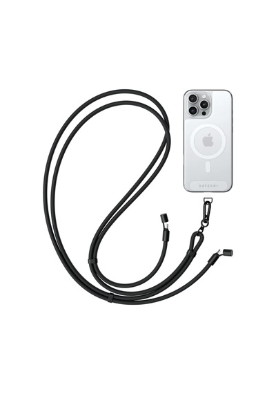 Satechi Onthego Crossbody Lanyard Kablo Siyah St-lotglk