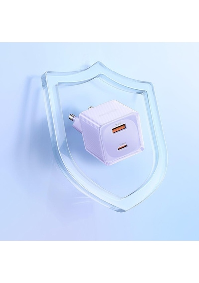 Mcdodo CH-4153 33 W GaN PD 1xType-C 1xUSB Girişli Hızlı Şarj Aleti - Mor