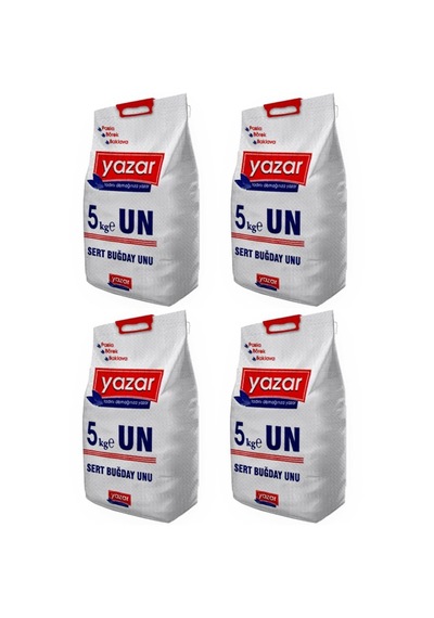Yazar Yufkalık - Bazlamalık Un 5 Kg X 4 Adet