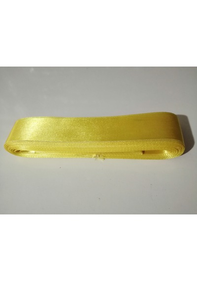Abarta Saten Kurdele %100 Polyester 30mm-10mt Renk Seçenekleri Sarı