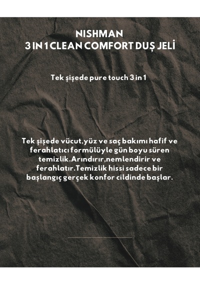 3ın1 Clean Comfort Duş Jeli 480 Ml