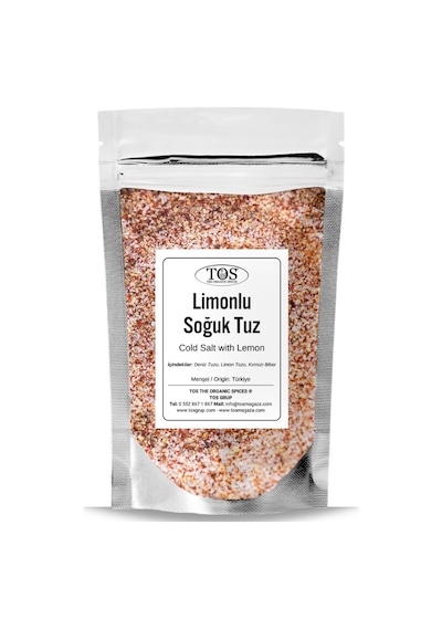 Tos The Organic Spices Limonlu Soğuk Tuz 5 KG Cold Salt With Lemon