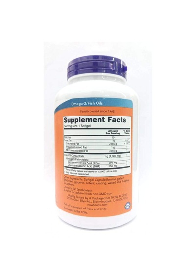 Now Foods Ultra Omega-3 500 Epa / 250 Dha 90 Enteric Coated Softgels Usa Menşeii Dmmedicineden Orijinal