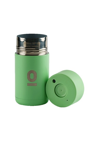 Frank Green Mint Yeşili Düğme Kapaklı Mini Termos 355 Ml No:125 Açık Yeşil