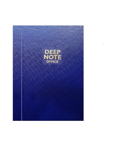 Özkan Deep Note 17x24 Sert Kap.kareli Deft.120 Yp.lacivert