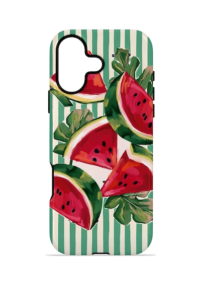 Apple iPhone Uyumlu 16 Vorian Çift Katmanlı Kılıf Watermelon Cabana