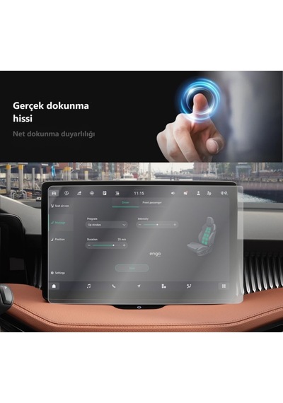 Skoda Superb 10 İnç Mat Ekran Koruyucu Multimedya Şeffaf