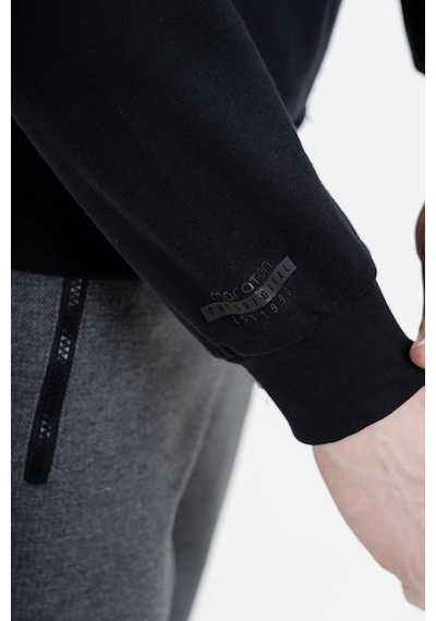 Maraton Sportswear Regular Erkek Bisiklet Yaka Takma Kol Basic Lacivert Sweatshirt 21796-lacivert