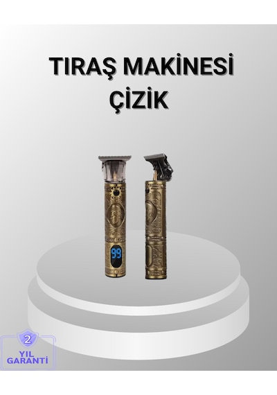 Gld-spt- Şarjlı Kablosuz Tıraş Makinesi 1800 Mah Batarya, Uzun Pil Ömrü, Profesyonel Sessiz Motor