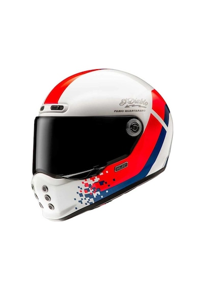 Kask Hjc V10 Kask Fq Retro Mc21 Çok Renkli