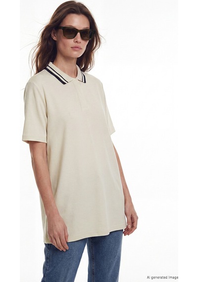 Lcw Modest Bej Soft Touch Kadın Tişört