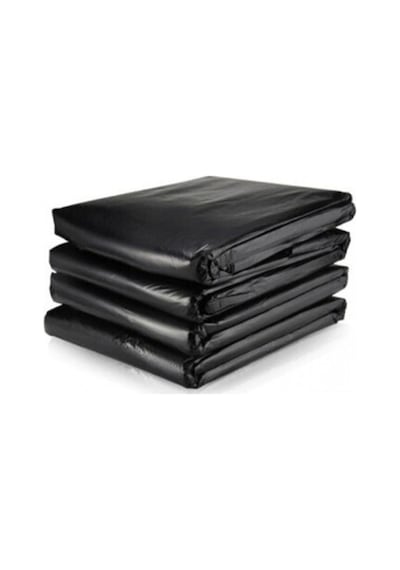 50 Adet 80x110 Cm Kalın Ağır Hizmet Yırtılmaz Dökme Çöp Torbası 50 Adet Kalın Çöp Poşeti Jumbo Boy