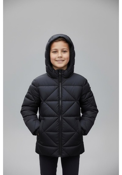 Benitto Kids Erkek Çocuk Şişme Mont 51378 Siyah