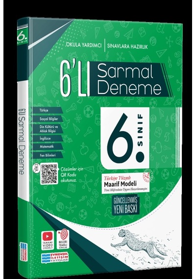 6. Sınıf 6 Lı Sarmal Deneme Evrensel İletişim Yayınları