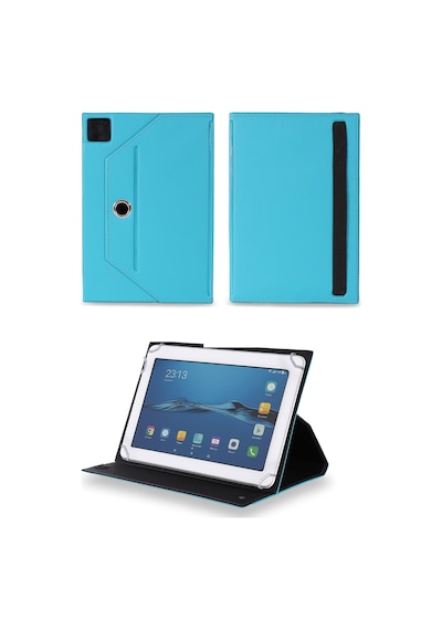 T Cl Tab 10l 11" Tablet Uyumlu Standlı Üniversal Kapaklı Turkuaz Tablet Kılıfı