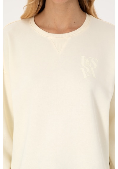 U.s. Polo Assn. Kadın Sweatshirt 50307787-vr256 İnci