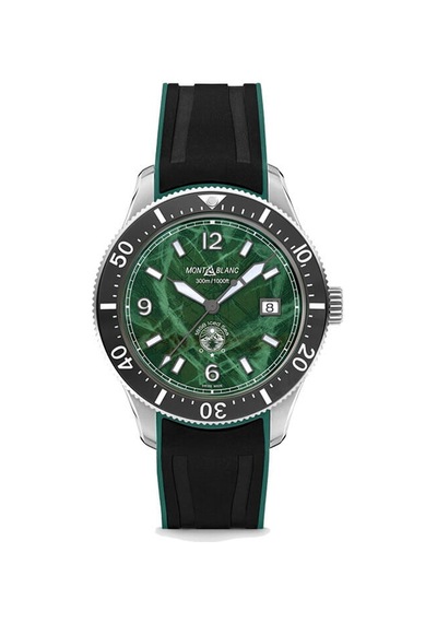 Montblanc 1858 Iced Sea Automatic Date 130810 Yeşil