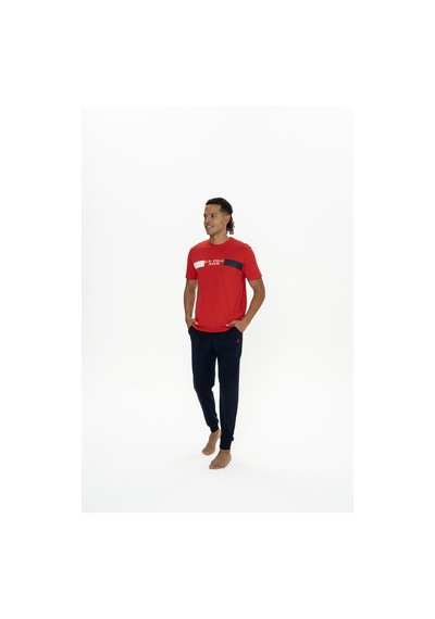 U.s. Polo Assn. Erkek Kırmızı Pijama Takım Kırmızı