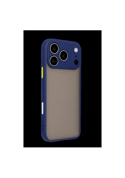 Apple iPhone Uyumlu,  17 Pro Max Kılıf Montreal Silikon Kapak - Lacivert