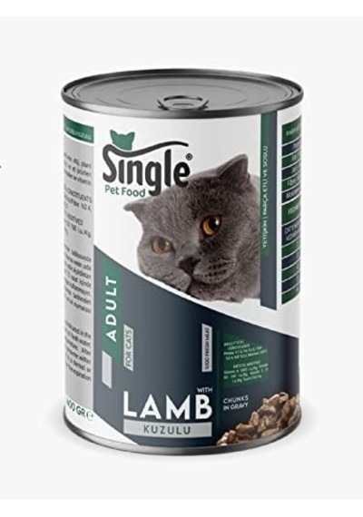Kedi Konservesi Kuzu Etli 400 Gr