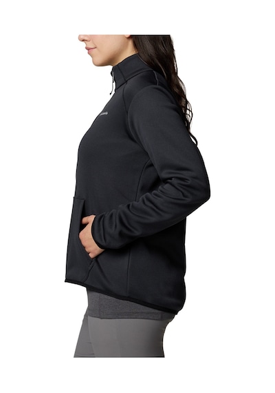 Columbia Hike Tech Fleece Full-zip Kadın Siyah Outdoor Polar Al3534-011 1665582 Siyah