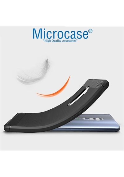 Microcase Oppo Reno 10X Zoom Brushed Carbon Kilif + Cam (Seç) 364769528