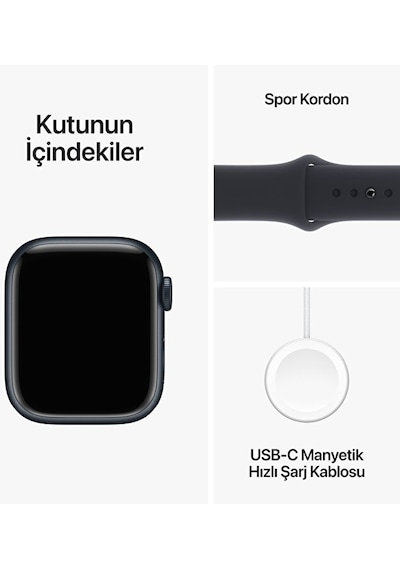 Apple Watch Series 9 GPS 41 MM Alüminyum Kasa M/L Akıllı Saat (Apple Türkiye Garantili) Apple Watch Series 9 GPS 41 MM Alüminyum Kasa M/L Akıllı Saat (Apple Türkiye Garantili)