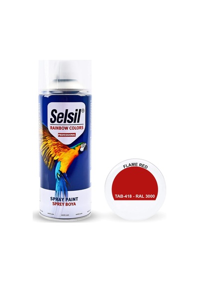 Tr Rainbow 400 Ml Sprey Boya Ateş Kırmızı 3000 Genel