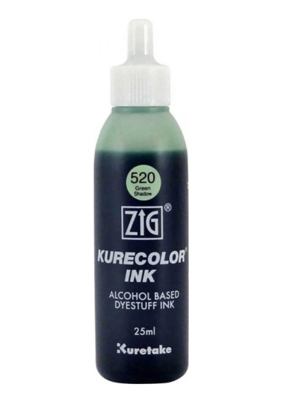 Zig Kurecolor Refill Ink Mürekkep 25ml 520 Green Shadow