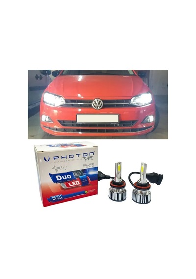 Vw Polo Mk6 Led Xenon Kısa Far Ampulü H7 Duo Yeni Seri Beyaz 2017+