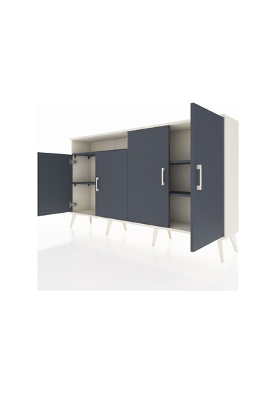 Arges Konsol 4 Raflı 4 Kapaklı 176x30x99 Aytaşı-antrasit Antrasıt/antrasıt - Aytası Arges Konsol 4 Raflı 4 Kapaklı 176x30x99 Aytaşı-antrasit Antrasıt/antrasıt - Aytası