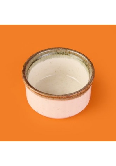 Porselen Sufle Kabı - Yeşil - 9 Cm Çok Renkli