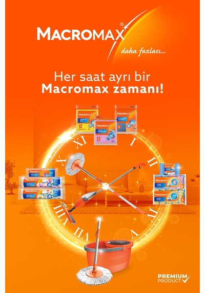 Macromax Force Pedallı Otomatik Temizlik Seti