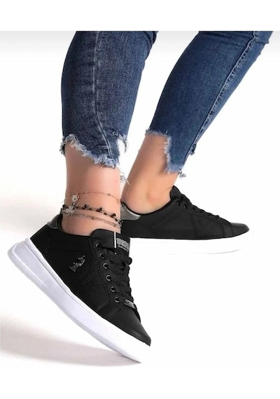U.s. Polo Assn. Exxy 5fx 101946744 Kadın Sneaker Ayakkabı Siyah 36-40 Siyah