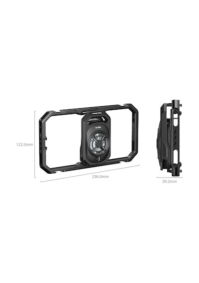 Smallrig 5276 Hepsi Bir Arada Termal Canlı Yayın Ve Video Çekim El Tipi Telefon Kafesi Kiti Altın - Siyah