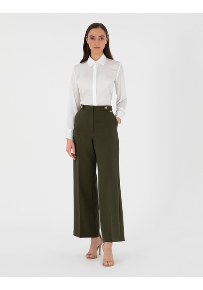 Pierre Cardin Kadın Ekru Gömlek Desenli 50299569-vr019 Ekru