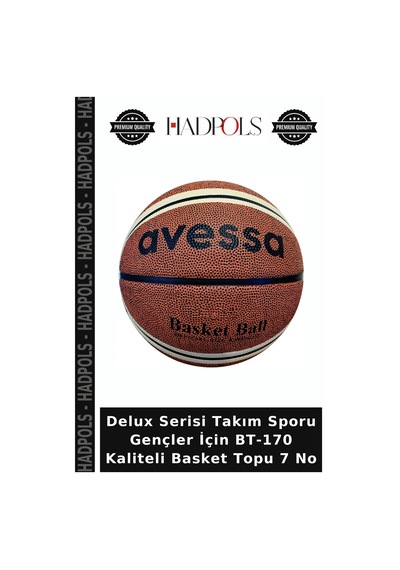 Delux Serisi Takım Sporu Gençler İçin Bt-170 Kaliteli Basket Topu 7 No