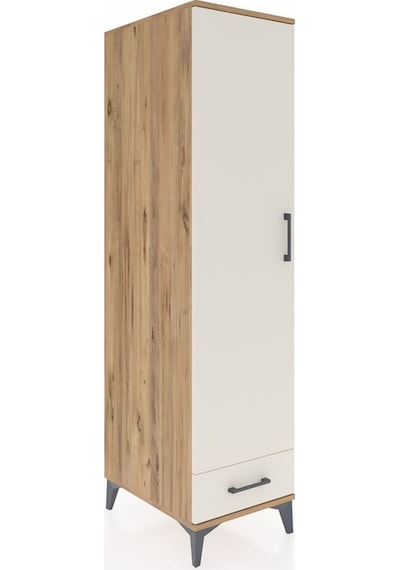 Kronos Dolap 2 Raflı Tek Çekmeceli Tek Askılı 44x59x182 Çam-a... Çam Kronos Dolap 2 Raflı Tek Çekmeceli Tek Askılı 44x59x182 Çam-a... Çam