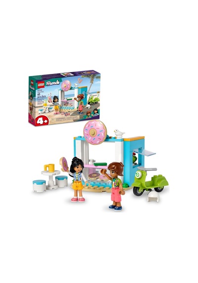 Friends Donut Dükkanı 41723-4 Yaş Ve Üzeri Çocuklar İçin Liann Ve Leo Mini Bebekleri İçeren Oyuncak Yapım Se