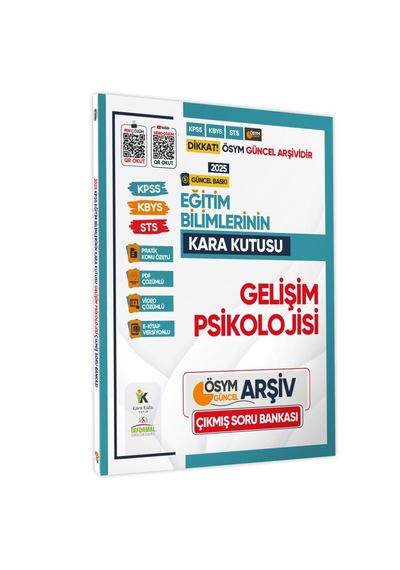 2025 MEB-AGS Eğitim Bilimlerinin Kara Kutusu Gelişim Psikolojisi Çıkmış Soru Bankası Konu Ö. Çözümlü
